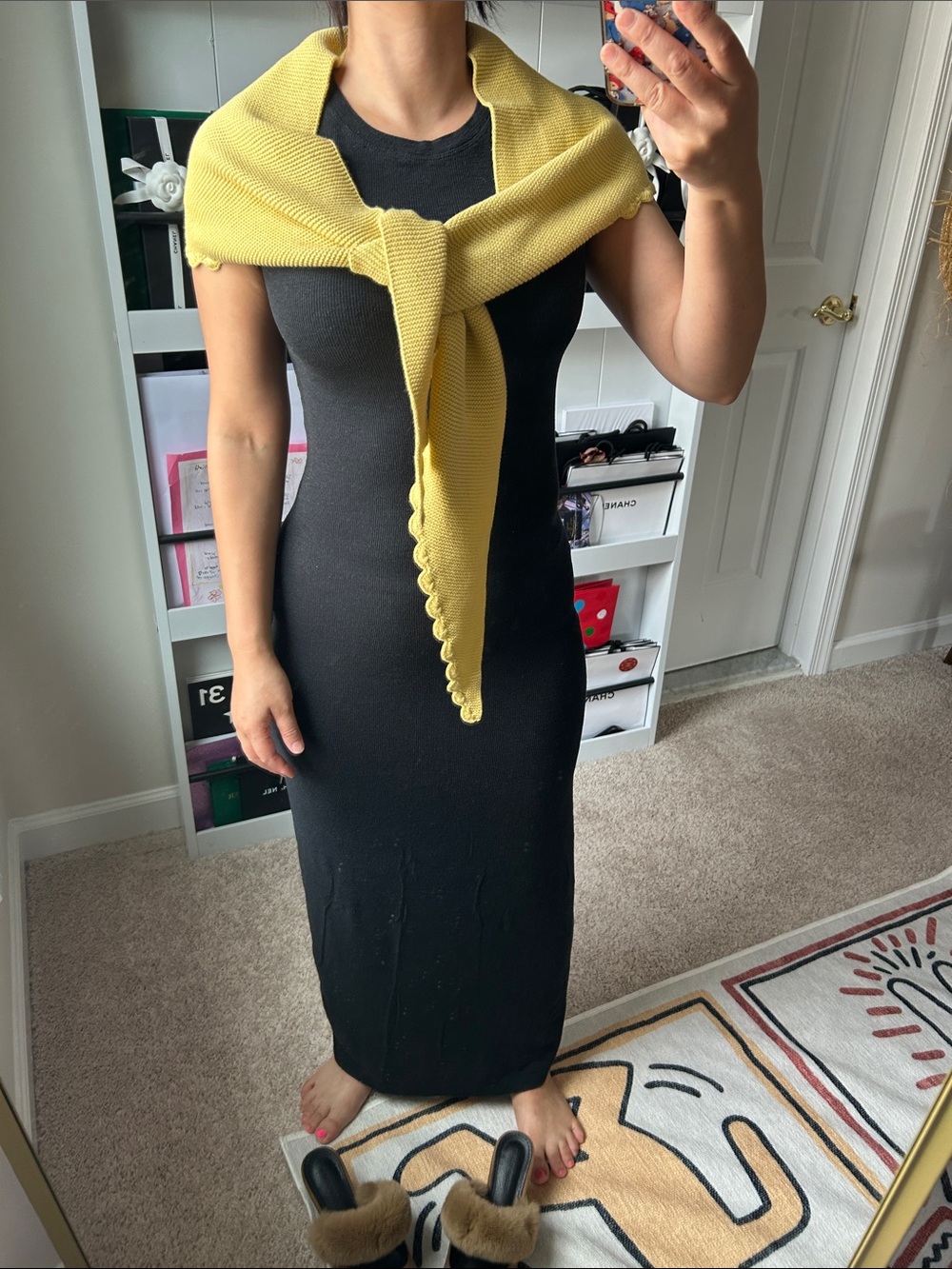 Zara studio knit capelet / scarf.